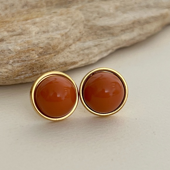 Boho Chic Colorful Stud Earring Set of Five - Artsy Colorful Stud Earrings - Picture 7 of 16